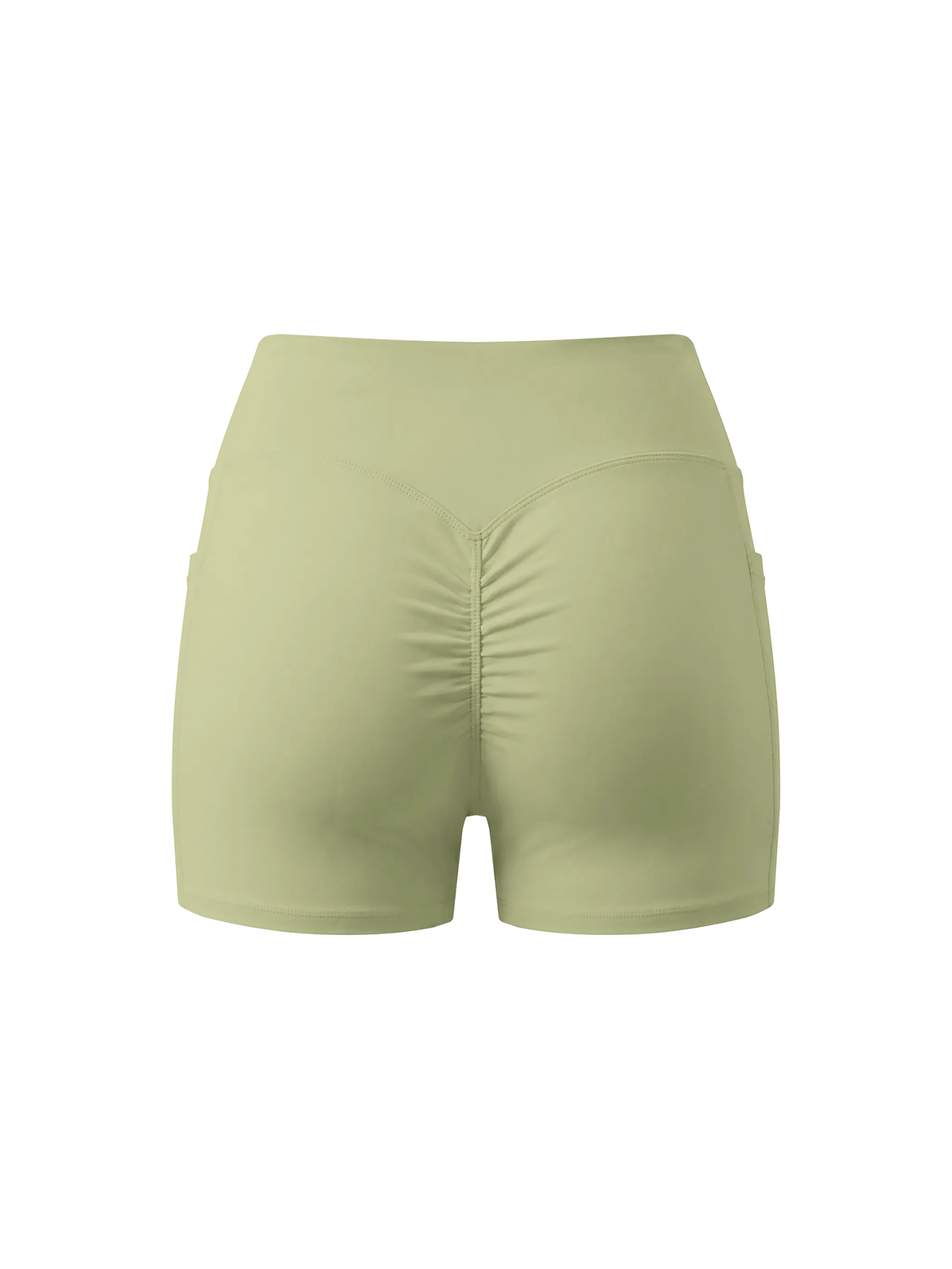 Women’s High Rise Pocket Yoga Shorts 