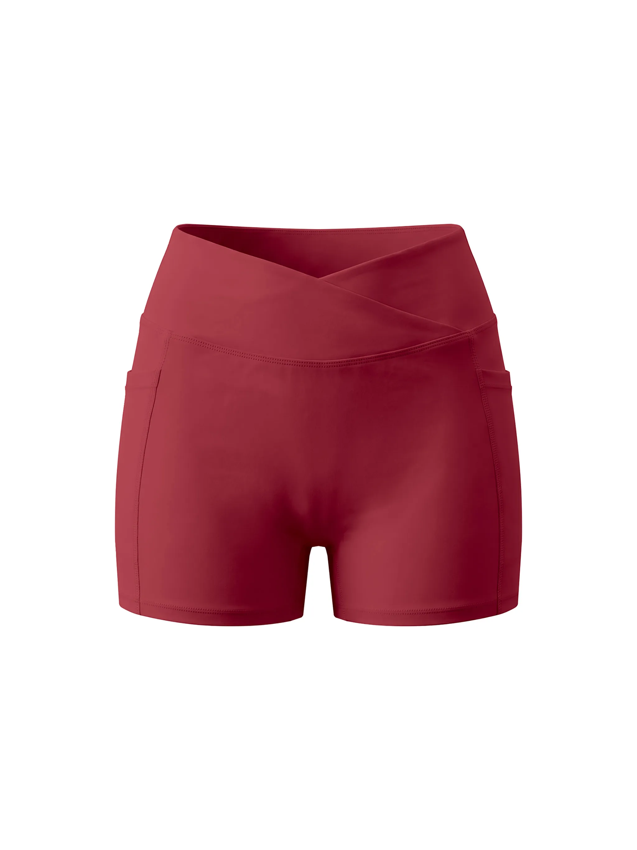 Women’s High Rise Pocket Yoga Shorts 