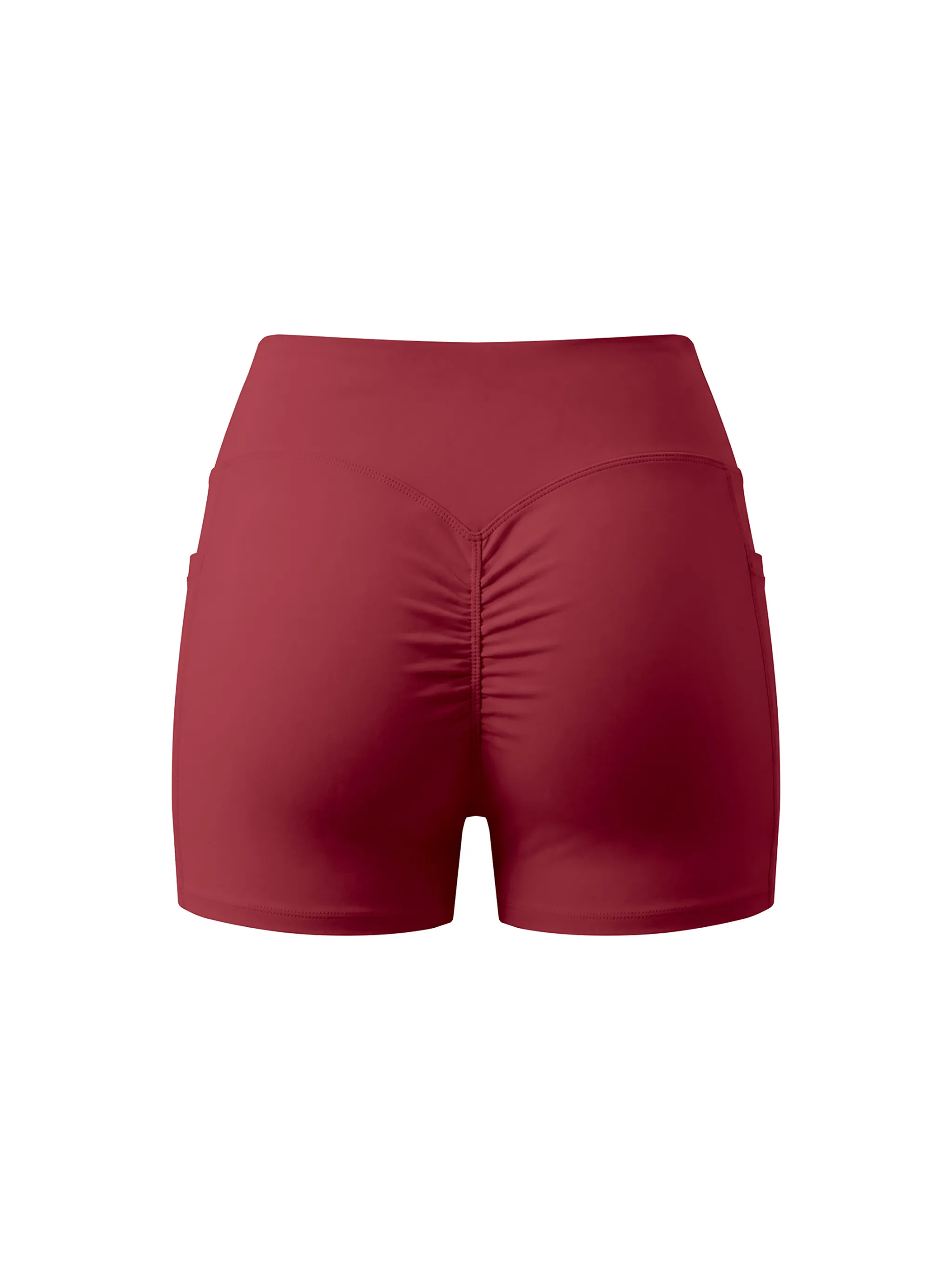 Women’s High Rise Pocket Yoga Shorts 
