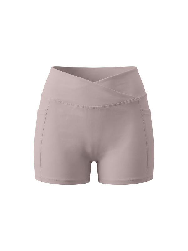 Women’s High Rise Pocket Yoga Shorts 