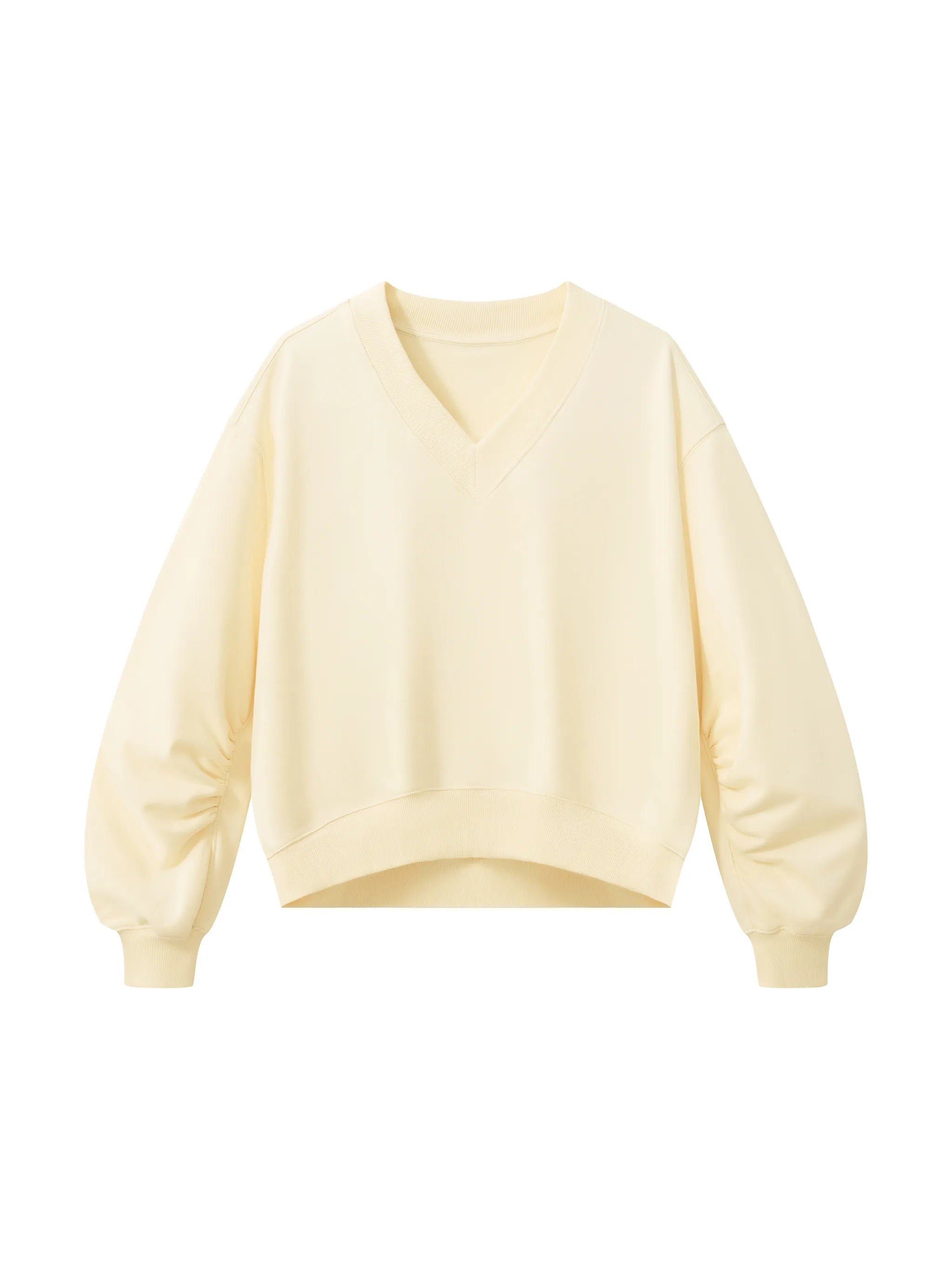 Women’s Crop V-Neck Sweatshirt