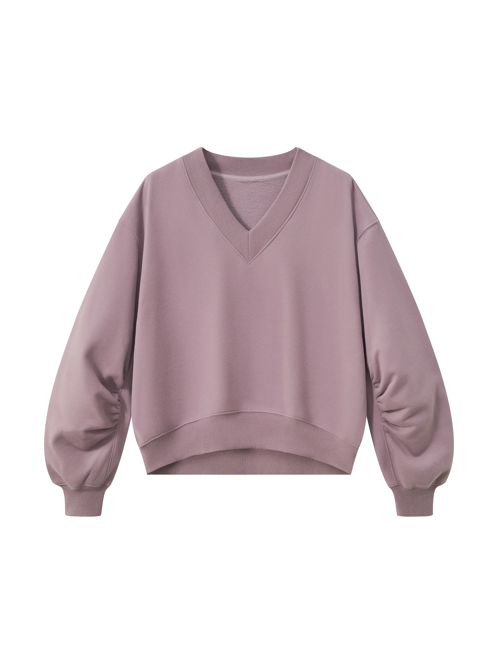 Women’s Crop V-Neck Sweatshirt