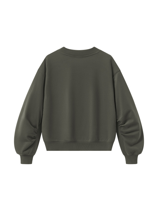 Women’s Crop V-Neck Sweatshirt