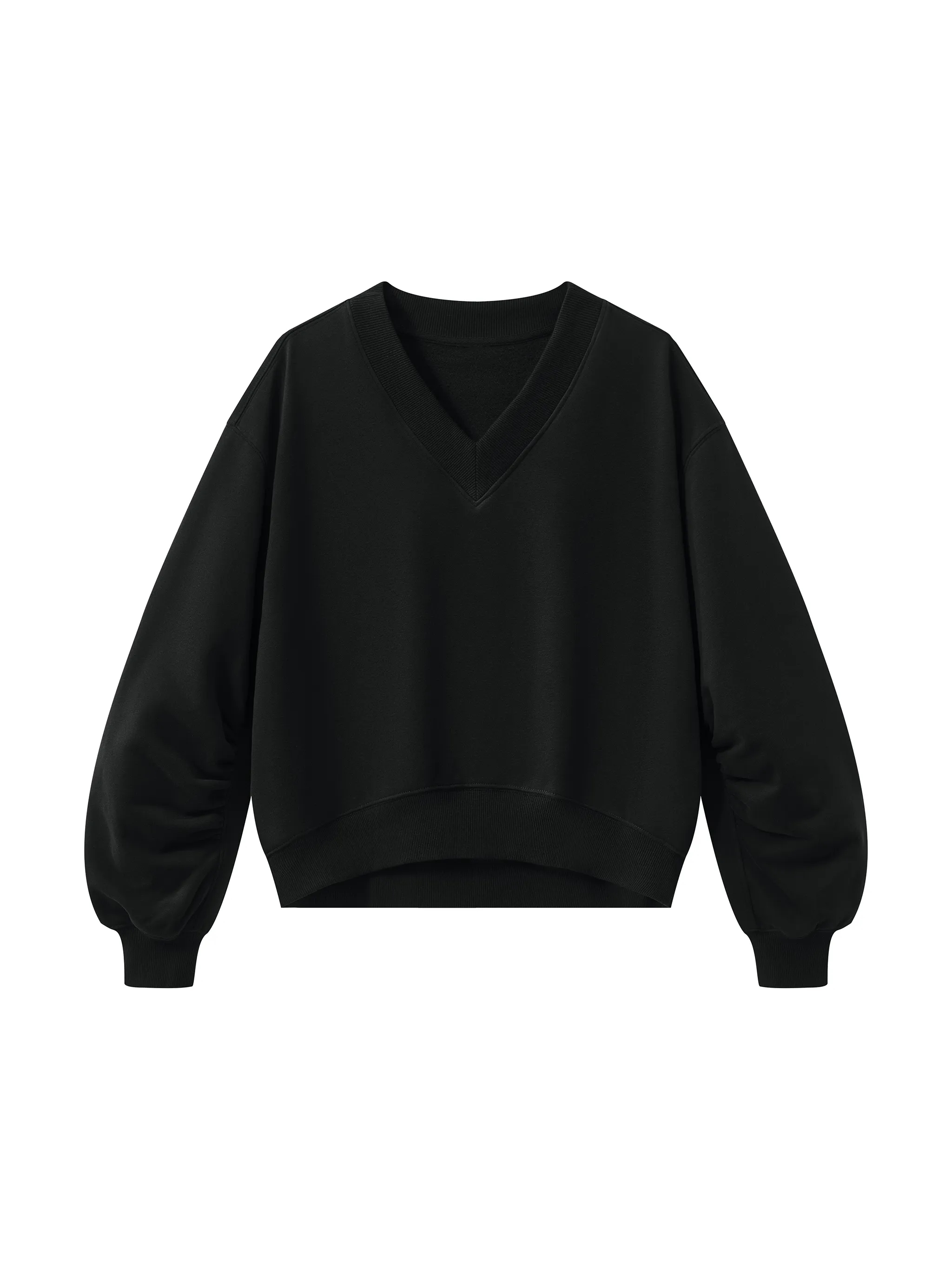 Women’s Crop V-Neck Sweatshirt