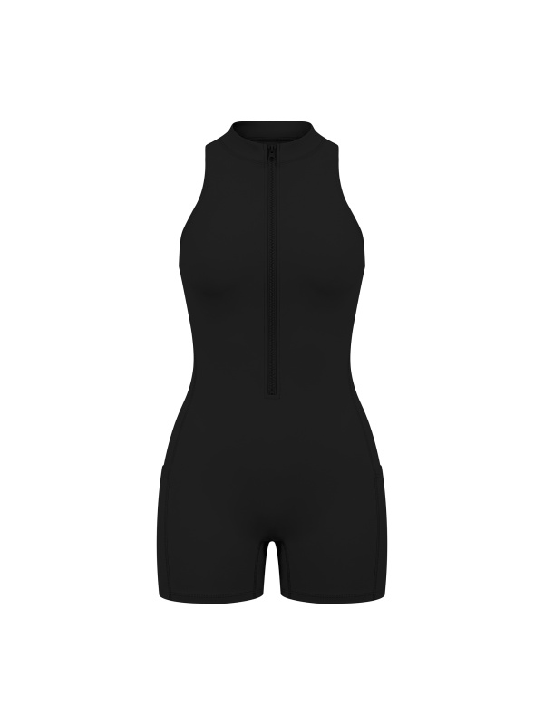 Women’s Quarter-Zip Yoga Romper