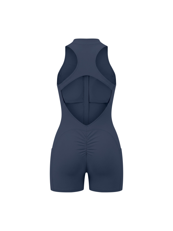 Women’s Quarter-Zip Yoga Romper