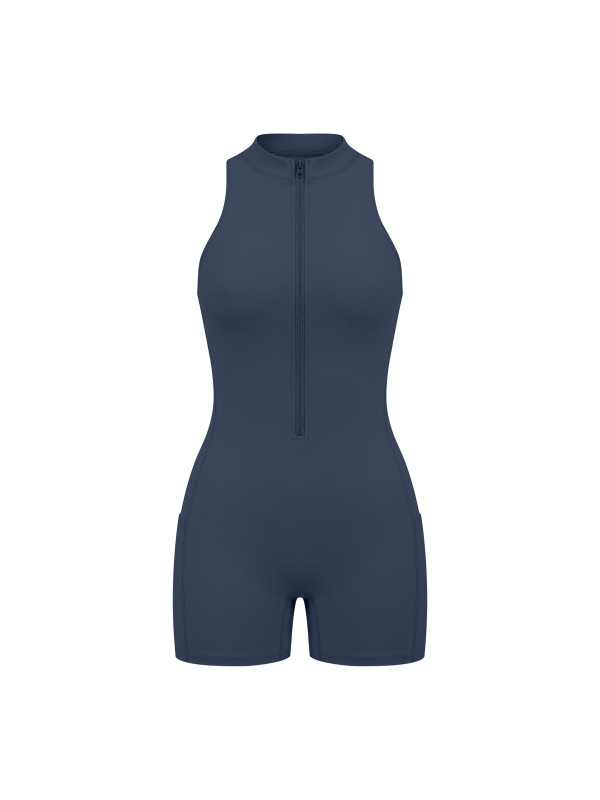 Women’s Quarter-Zip Yoga Romper