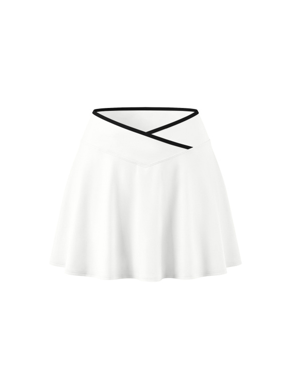 Women's Color Block A-Line Skirt