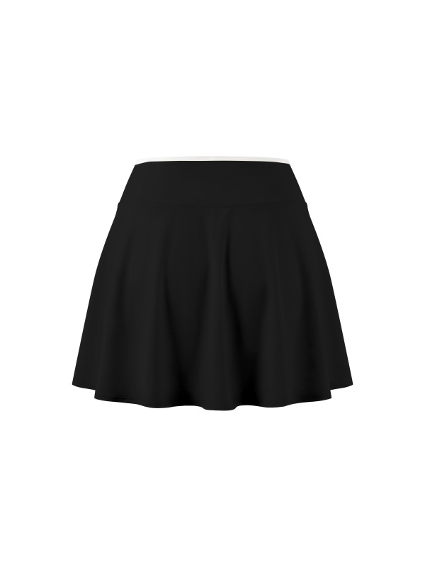 Women's Color Block A-Line Skirt