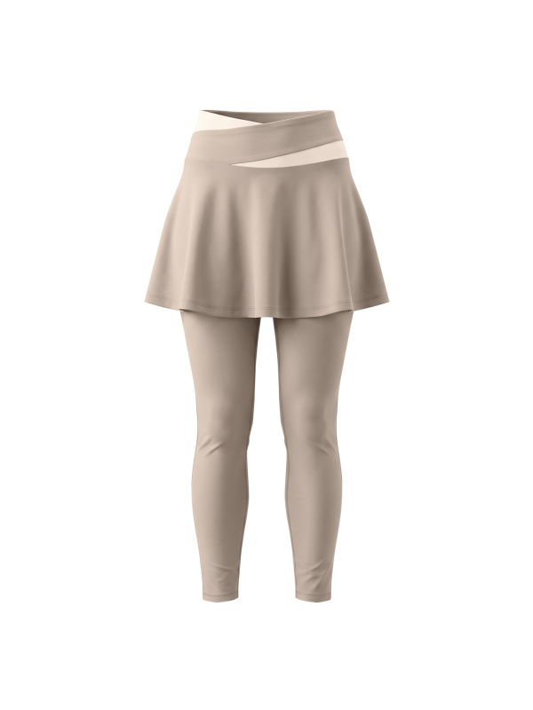 Women's Yoga Panelled Skorts