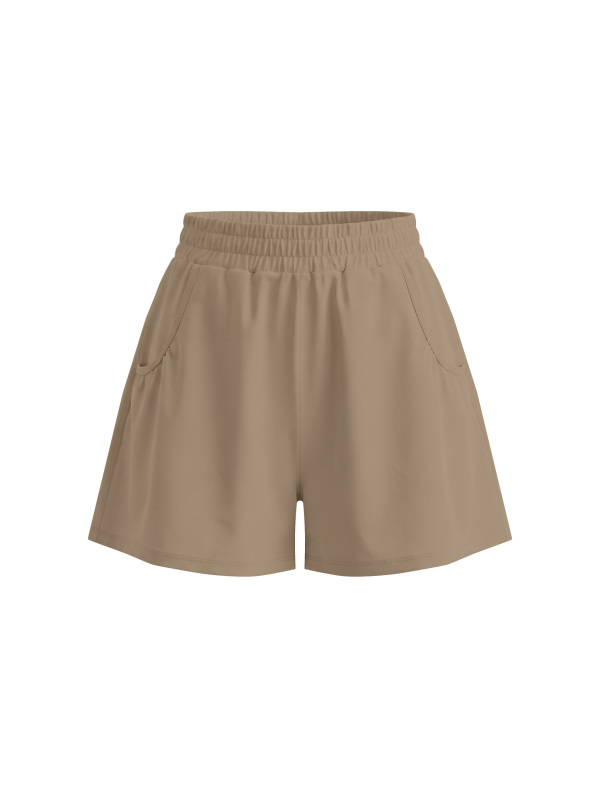 Women's Ruched Yoga Shorts