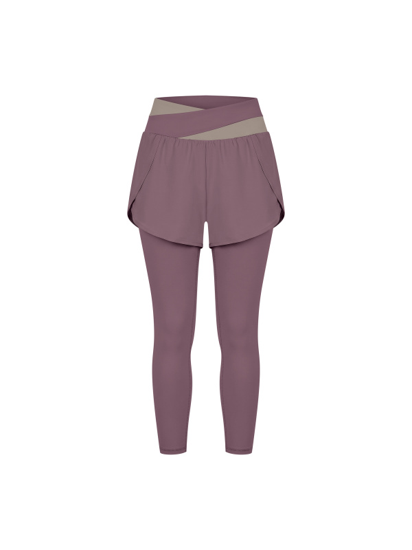 Women's Paneled High Waisted Yoga Leggings