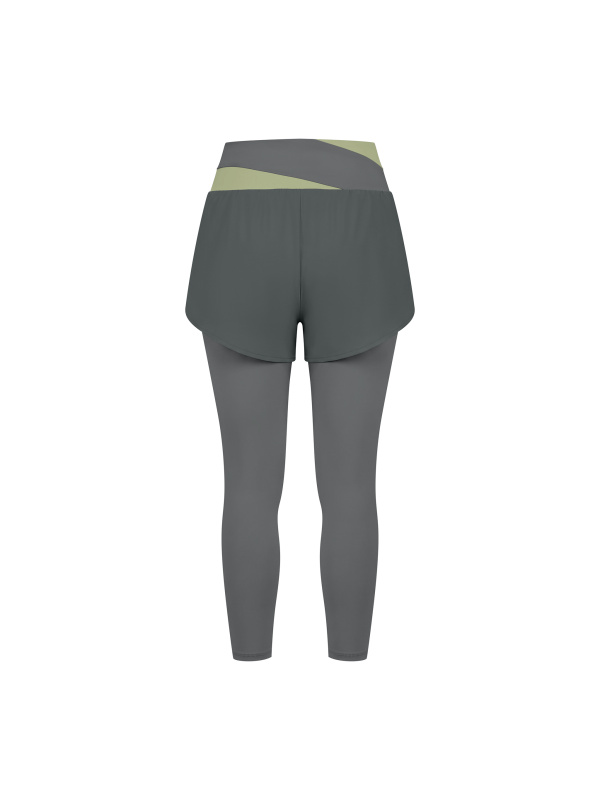 Women's Paneled High Waisted Yoga Leggings