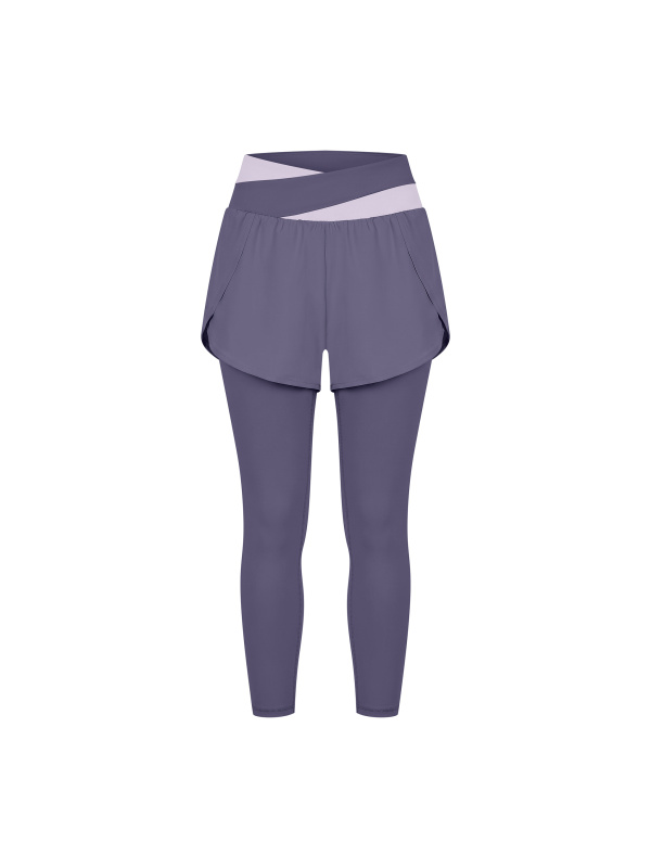 Women's Paneled High Waisted Yoga Leggings