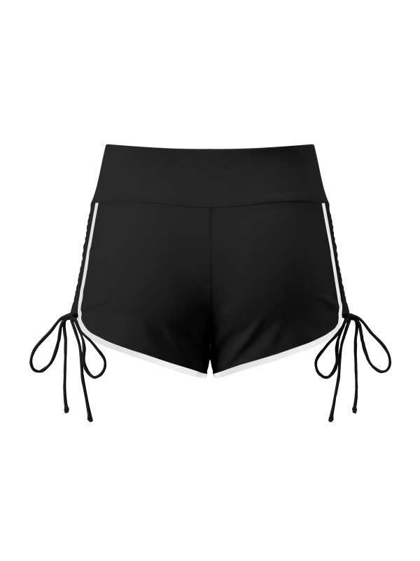 Women’s Color Block High Waisted Yoga Shorts