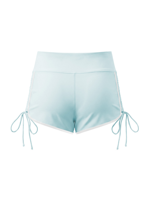 Women’s Color Block High Waisted Yoga Shorts