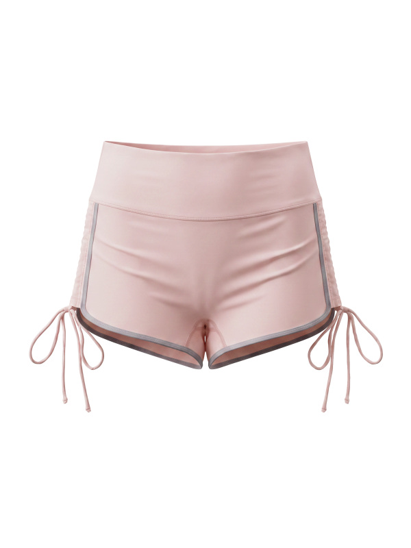 Women’s Color Block High Waisted Yoga Shorts