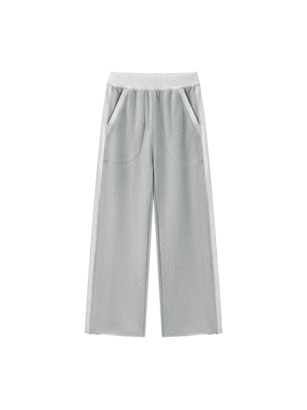 Women's Color Block Raw Hem Sweatpants