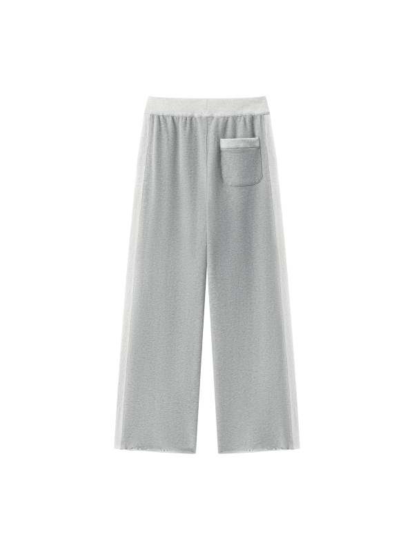 Women's Color Block Raw Hem Sweatpants