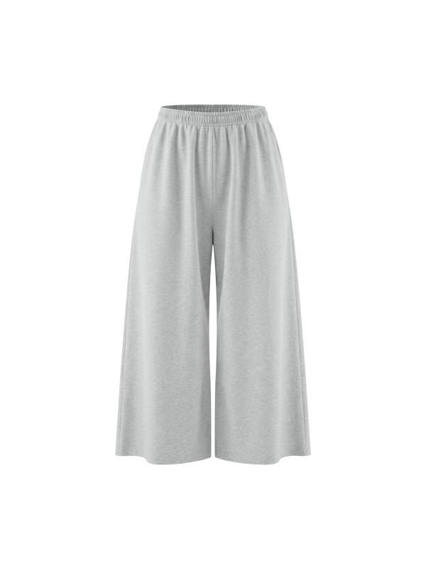 Women's Raw Edge Wide Leg Sweatpants