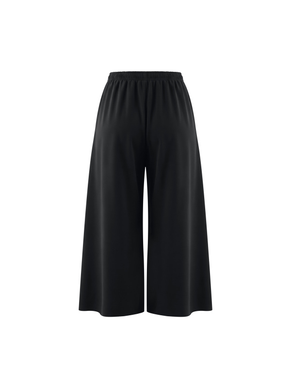 Women's Raw Edge Wide Leg Sweatpants