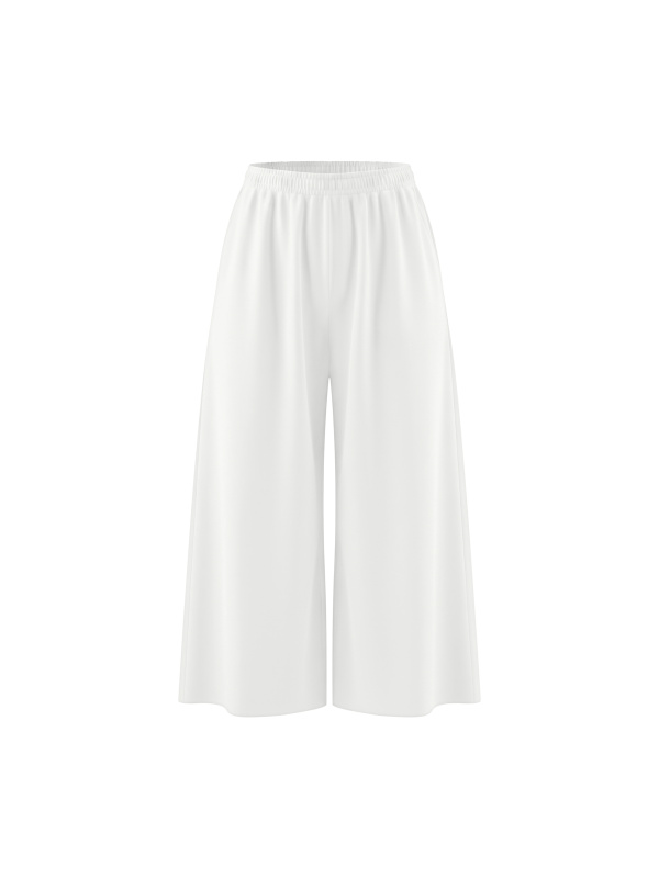 Women's Raw Edge Wide Leg Sweatpants