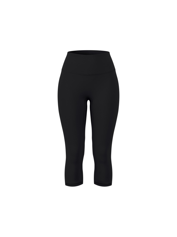 Women's High Waisted Yoga Capri Leggings