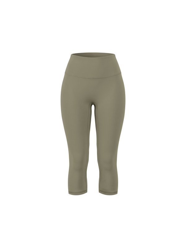 Women's High Waisted Yoga Capri Leggings