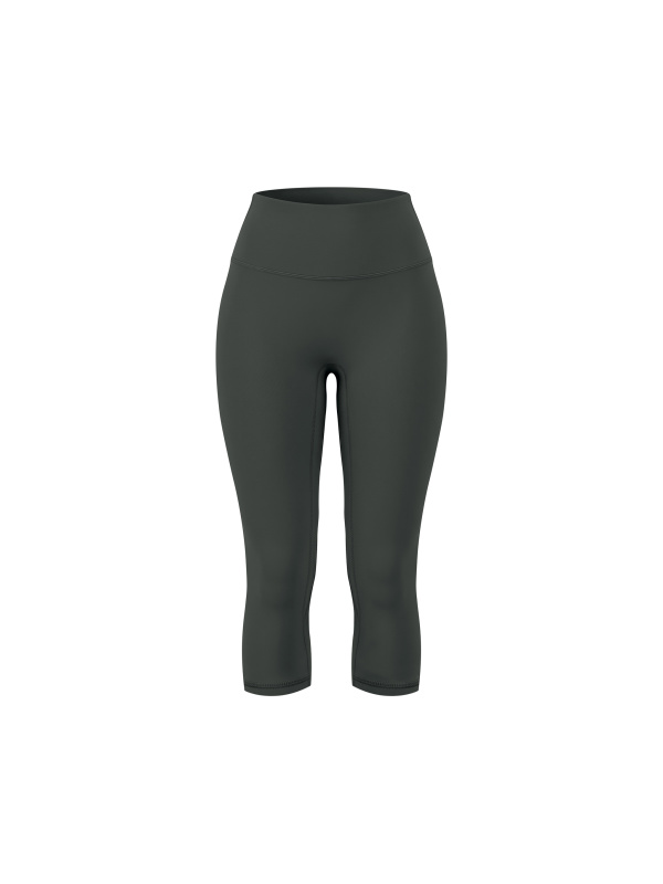 Women's High Waisted Yoga Capri Leggings