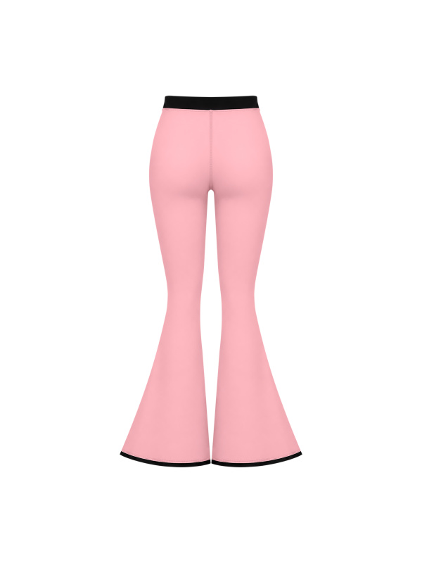 Women's Color Block Flared Yoga Leggings
