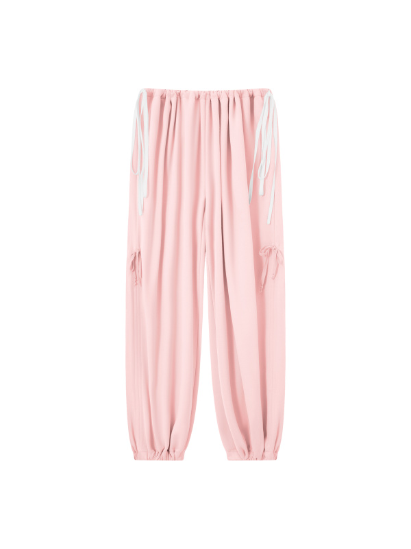 Women's Drawstring Wide Leg Sweatpants
