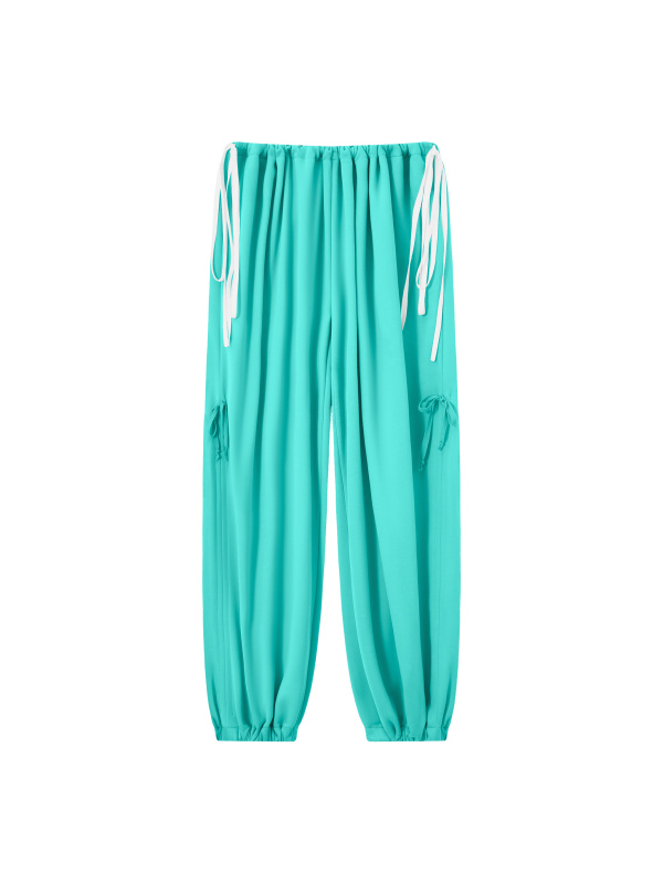 Women's Drawstring Wide Leg Sweatpants