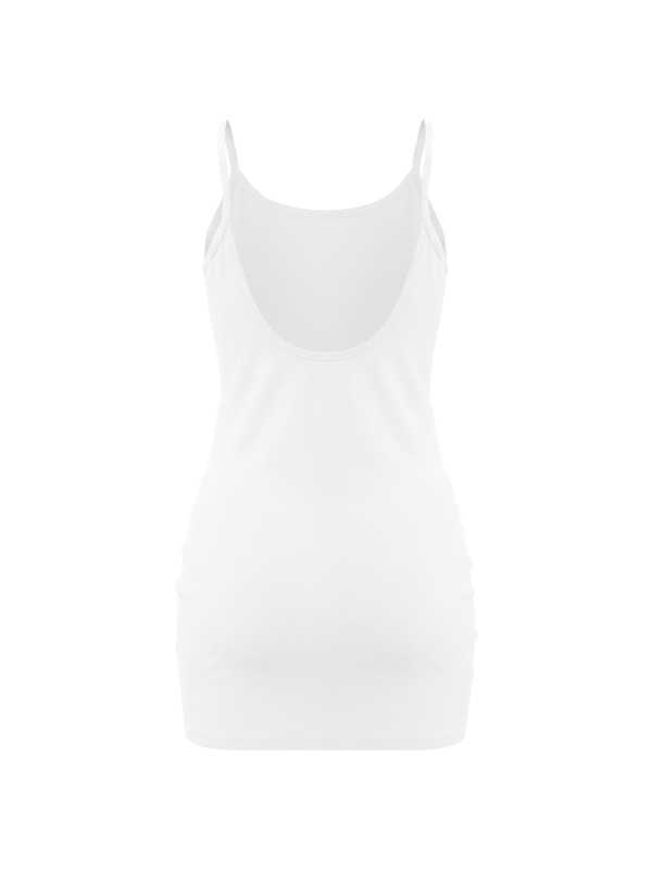 Women's Solid Tight Sleeveless Dress