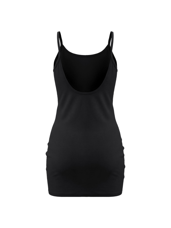 Women's Solid Tight Sleeveless Dress