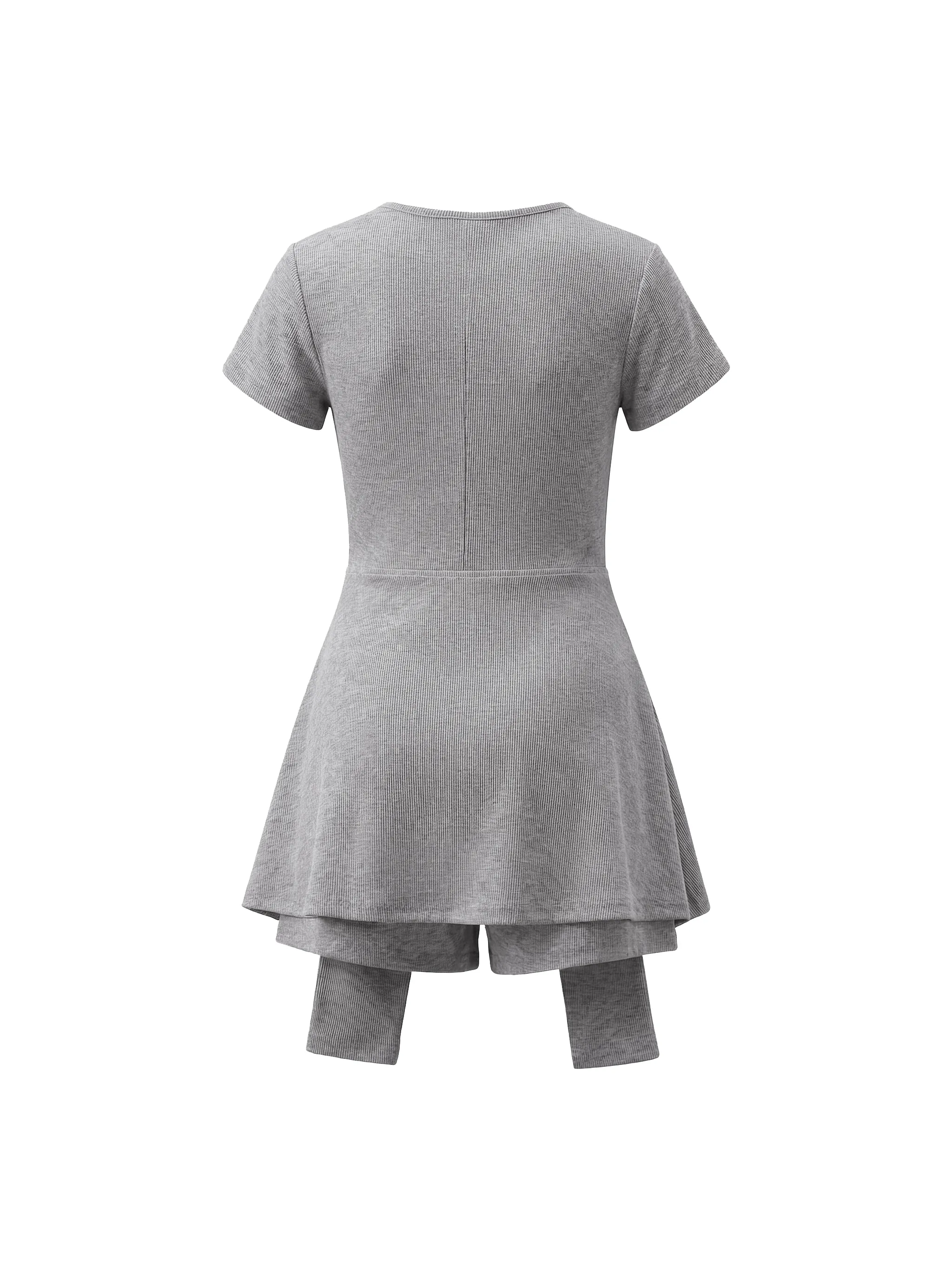 Women's Dual-Function Cape Tie-Waist Romper