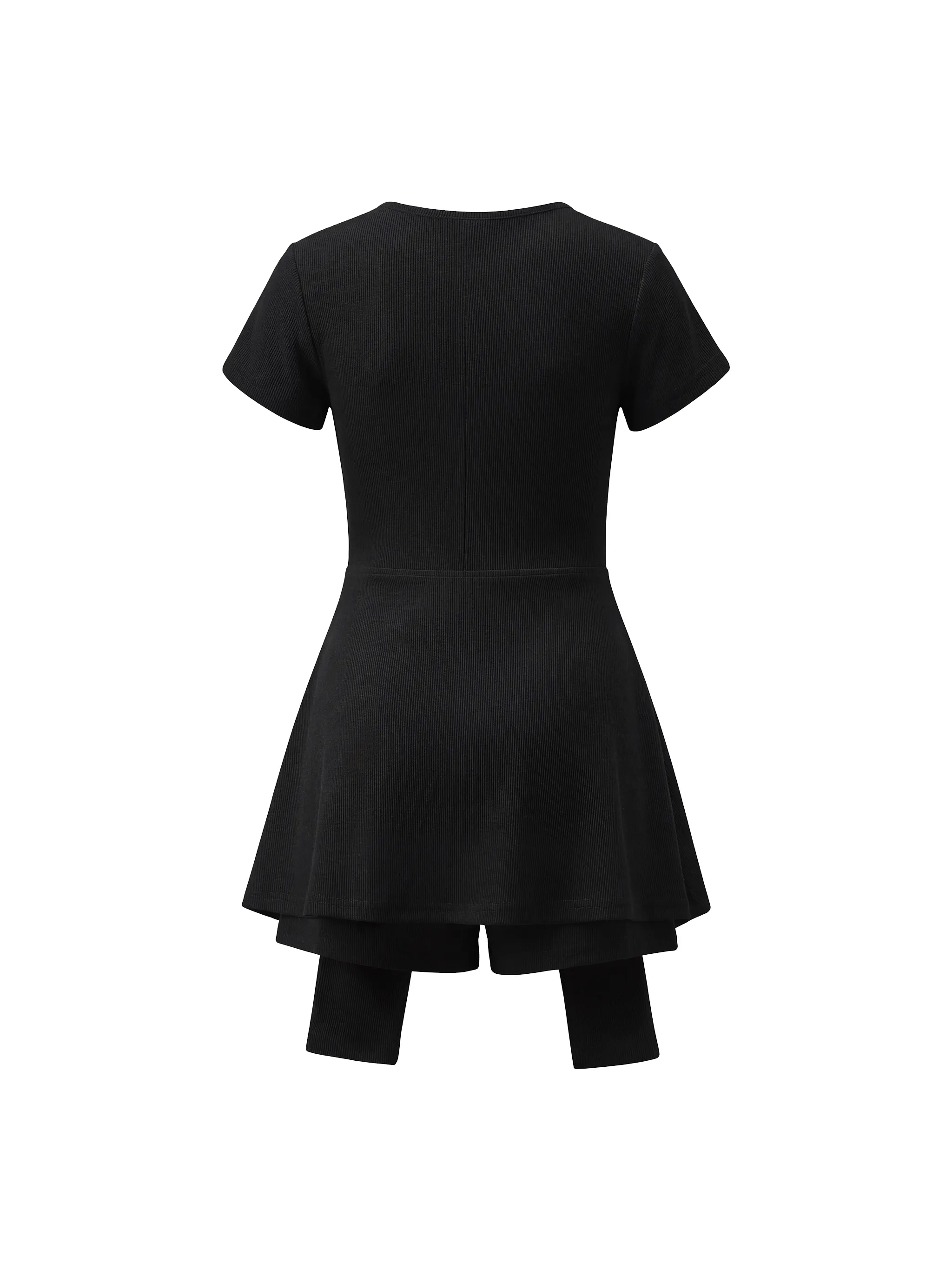 Women's Dual-Function Cape Tie-Waist Romper