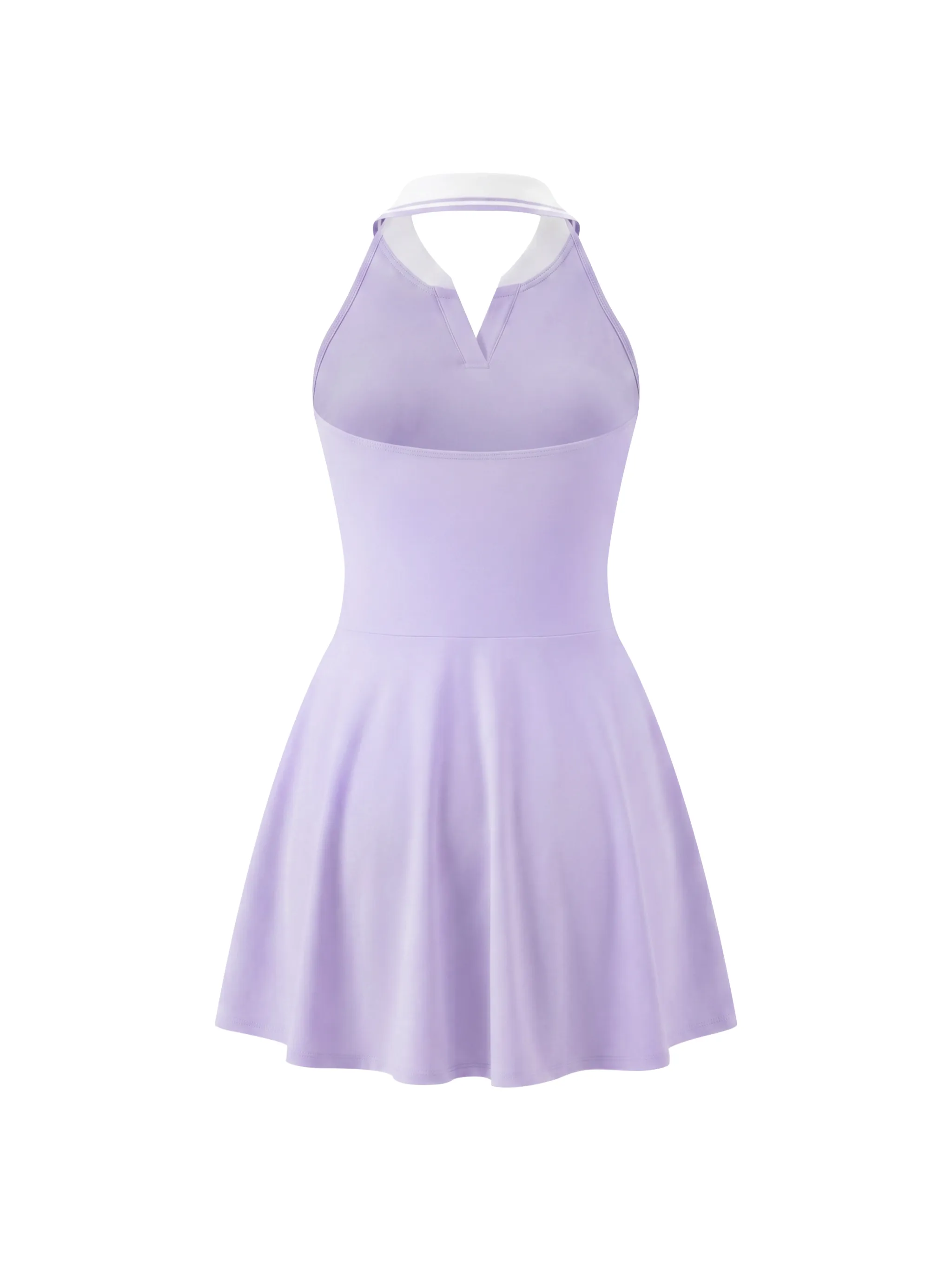 Women's Collared Halter A-Line Tennis Dress