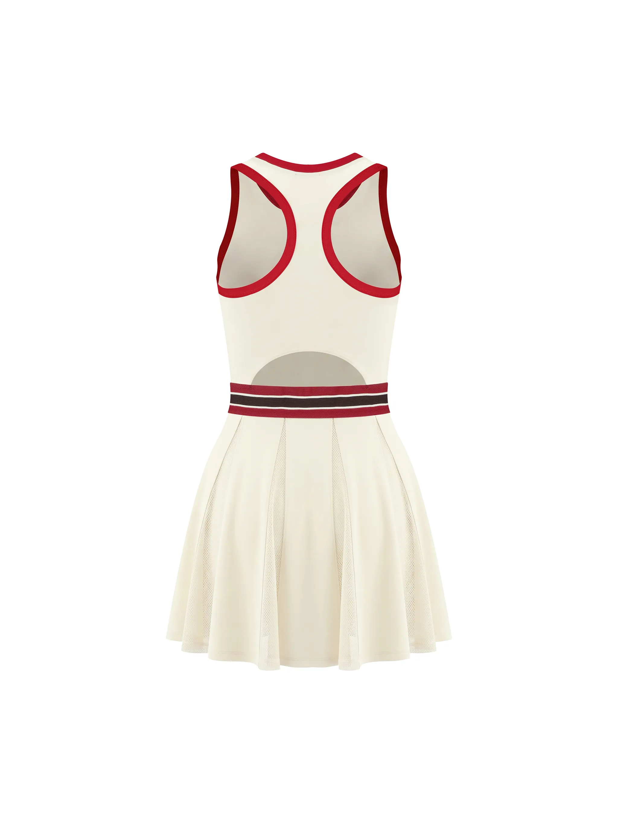 Women's Color Block A-Line Sleeveless Dress