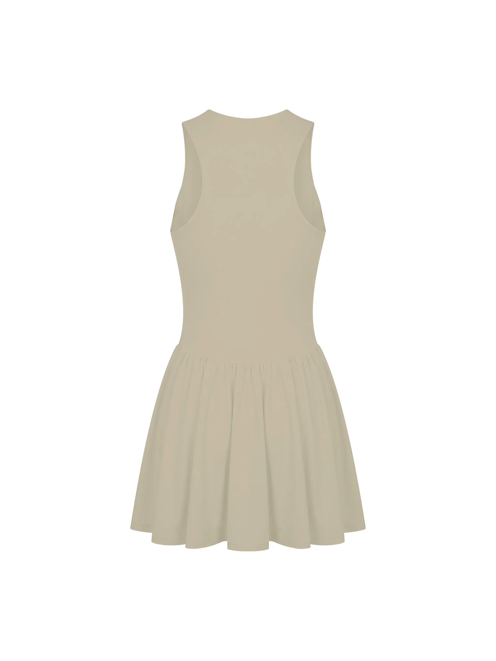 Women’s Ruched Sleeveless Full-Zip Dress