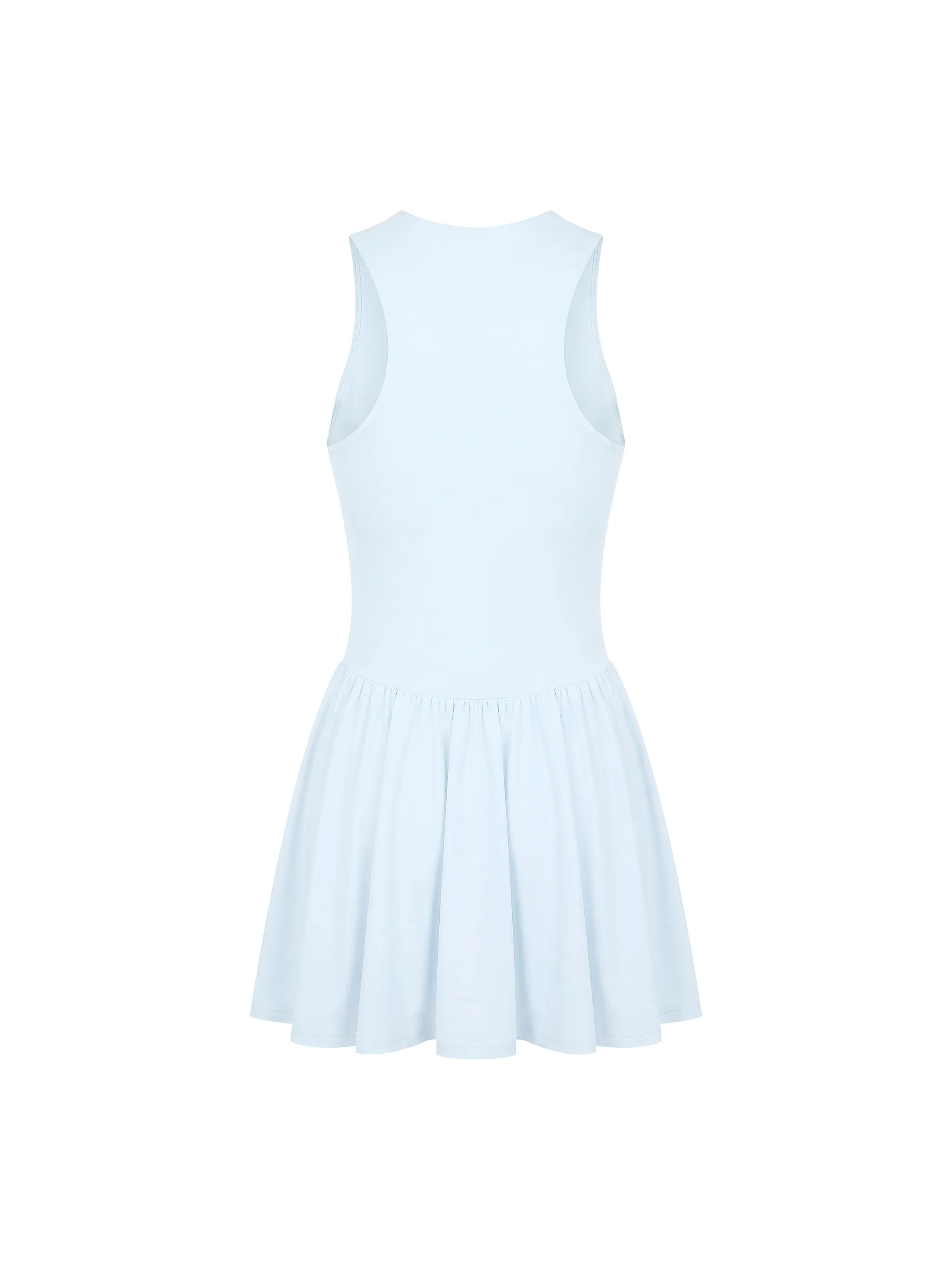 Women’s Ruched Sleeveless Full-Zip Dress