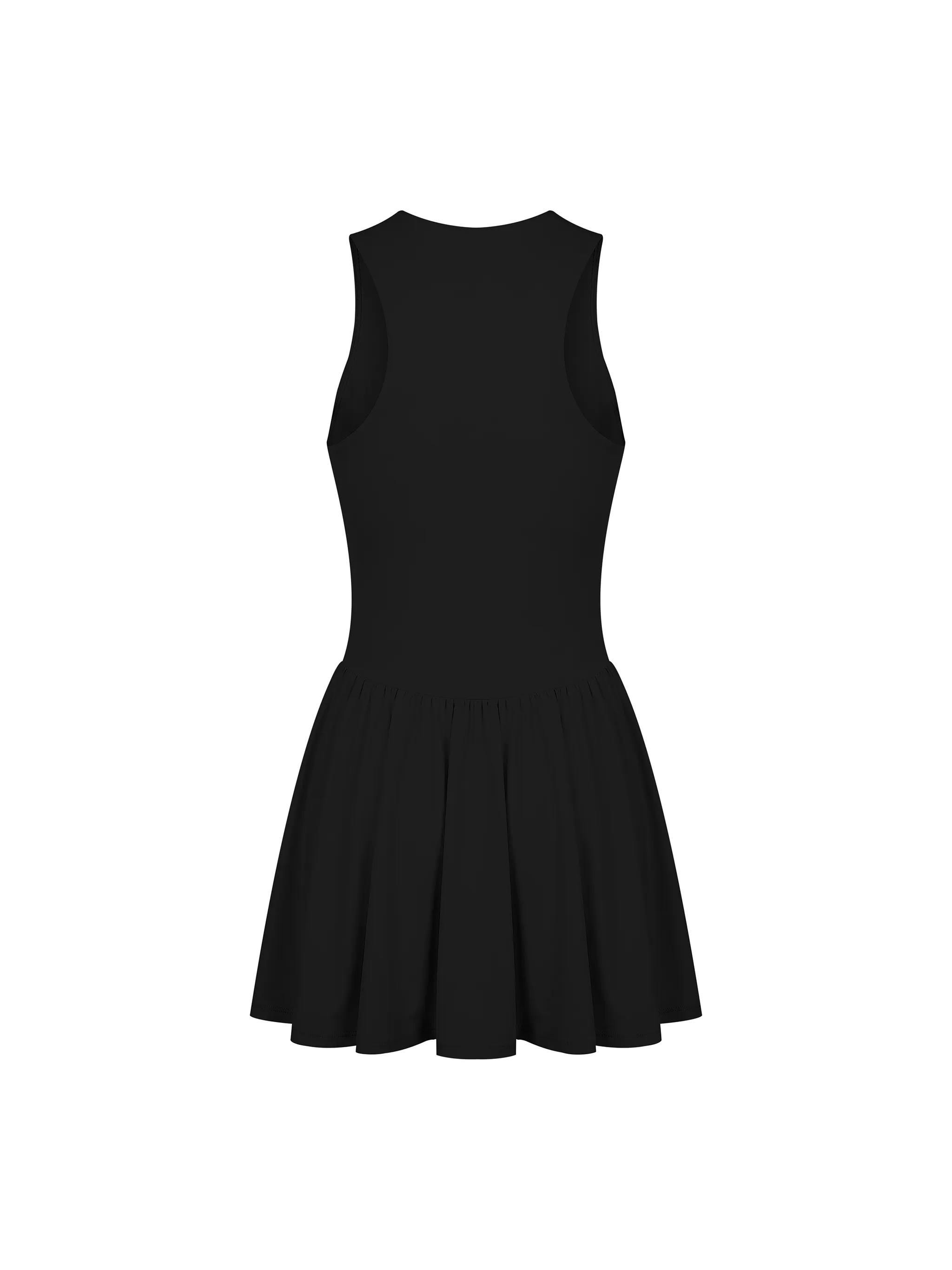 Women’s Ruched Sleeveless Full-Zip Dress