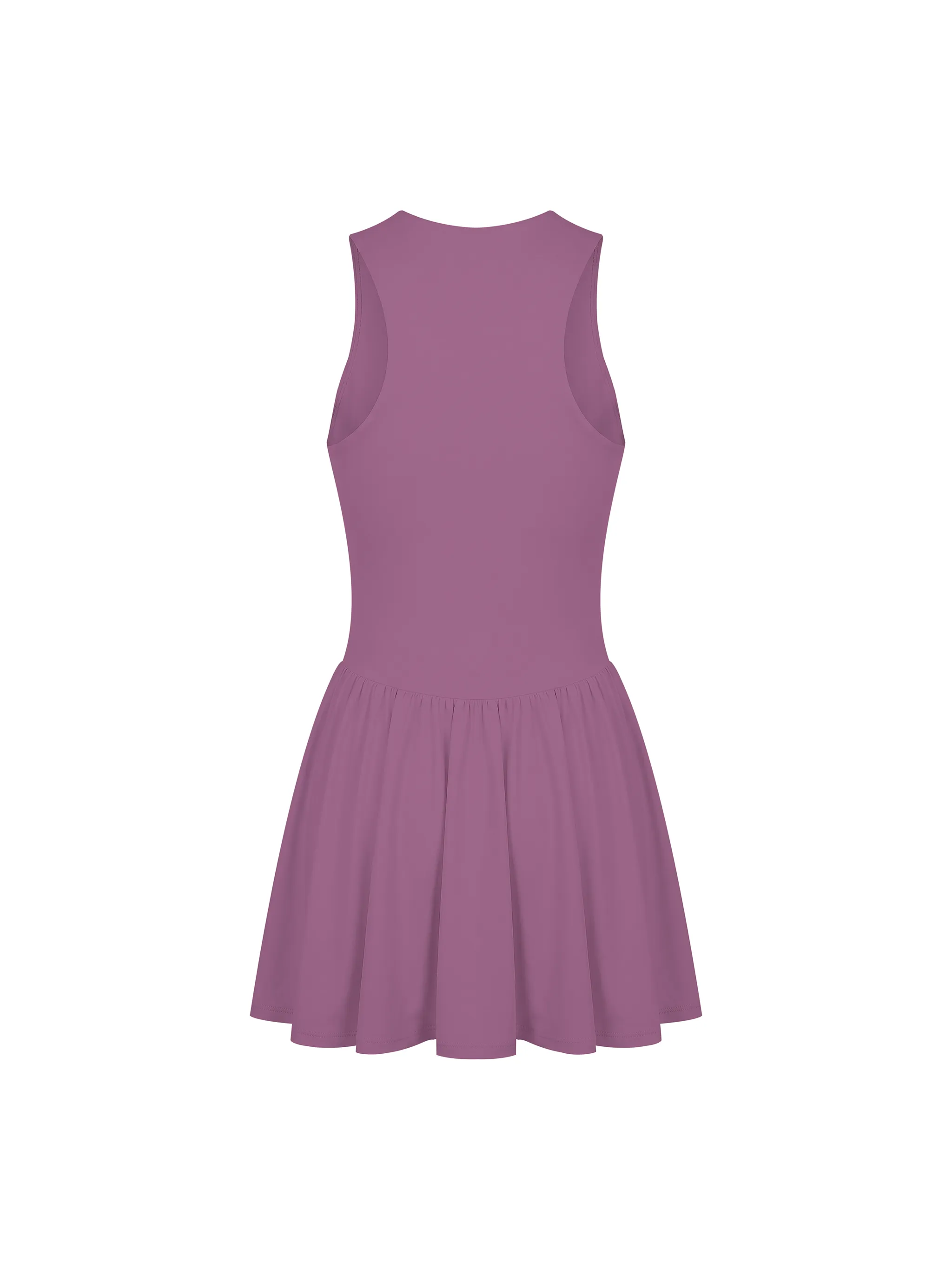 Women’s Ruched Sleeveless Full-Zip Dress