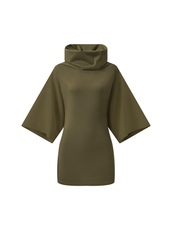 Women’s Turtleneck Batwing T-Shirt