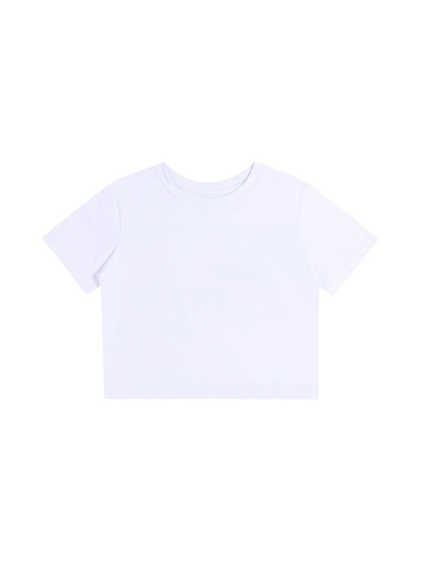 Women's Fitted Crop Tee - Bodycon T-Shirt | HugePOD