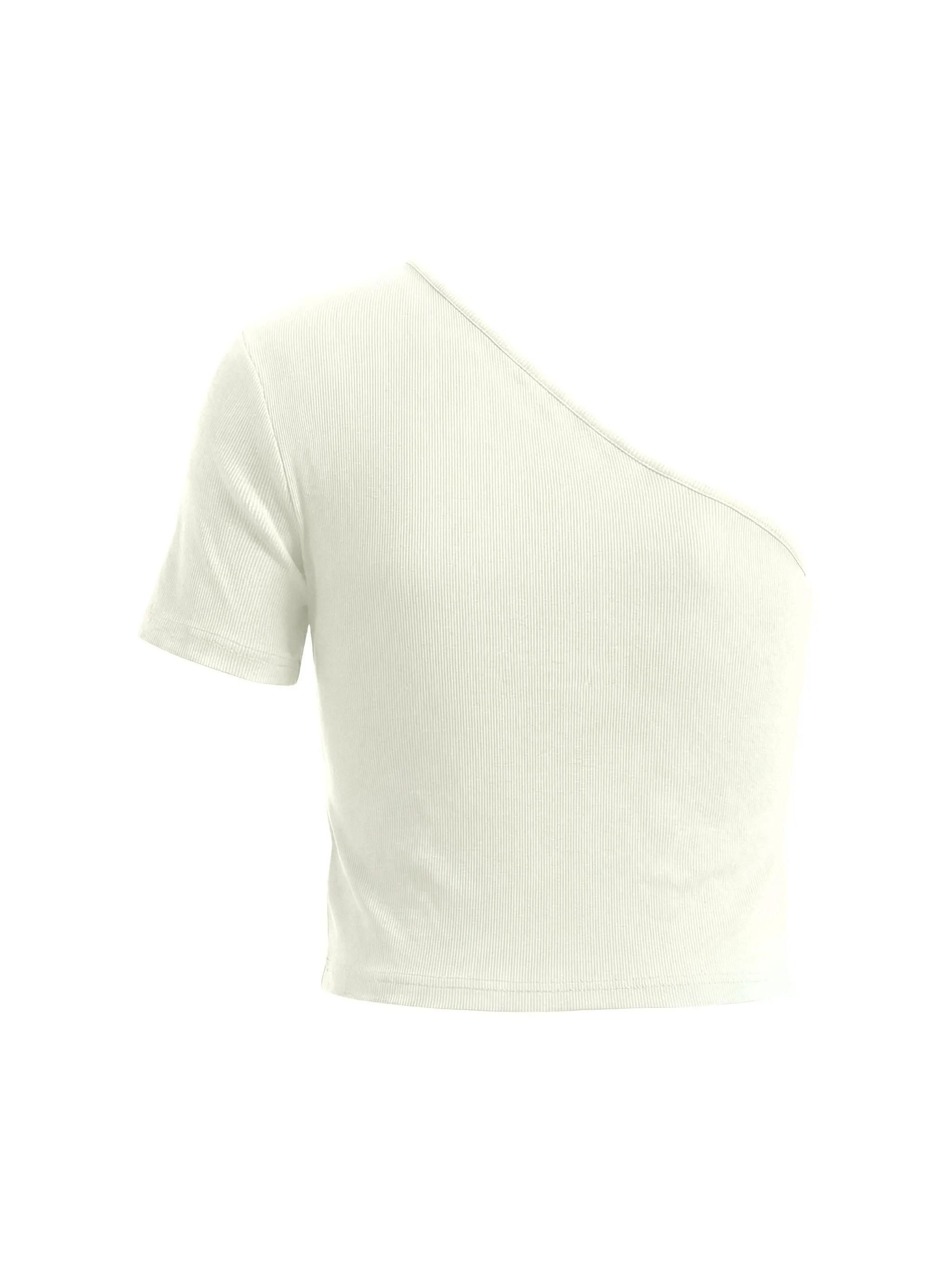 Women's One-Shoulder Crop T-Shirt