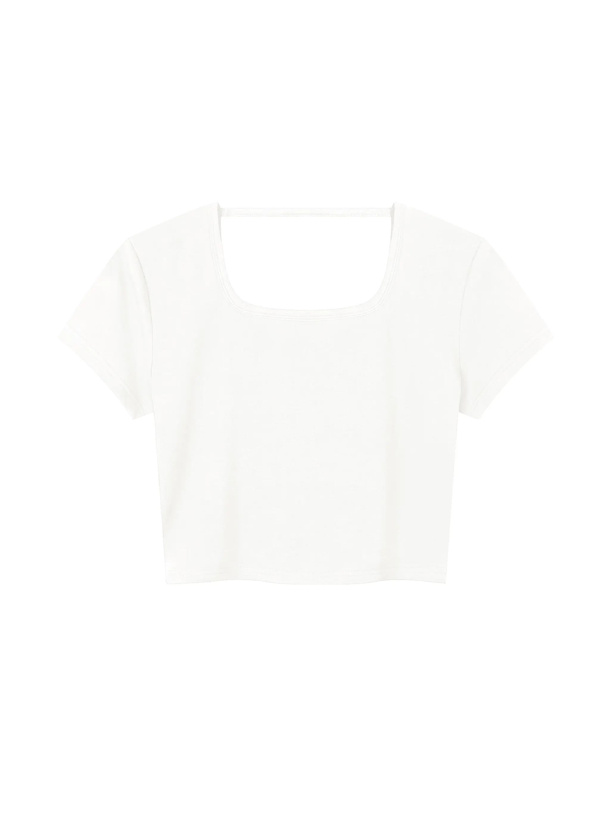 Women's Square Neck Crop T-Shirt