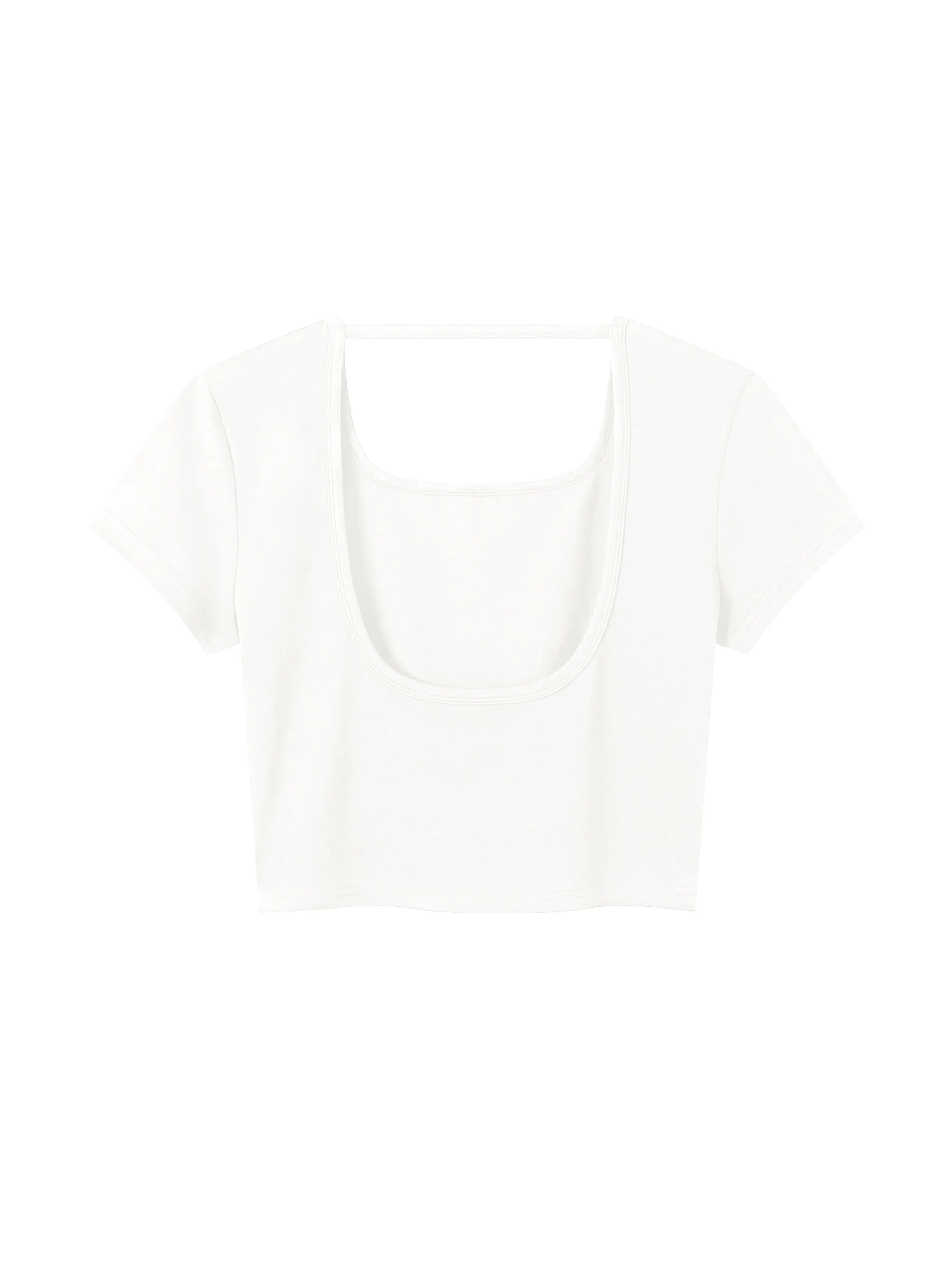 Women's Square Neck Crop T-Shirt