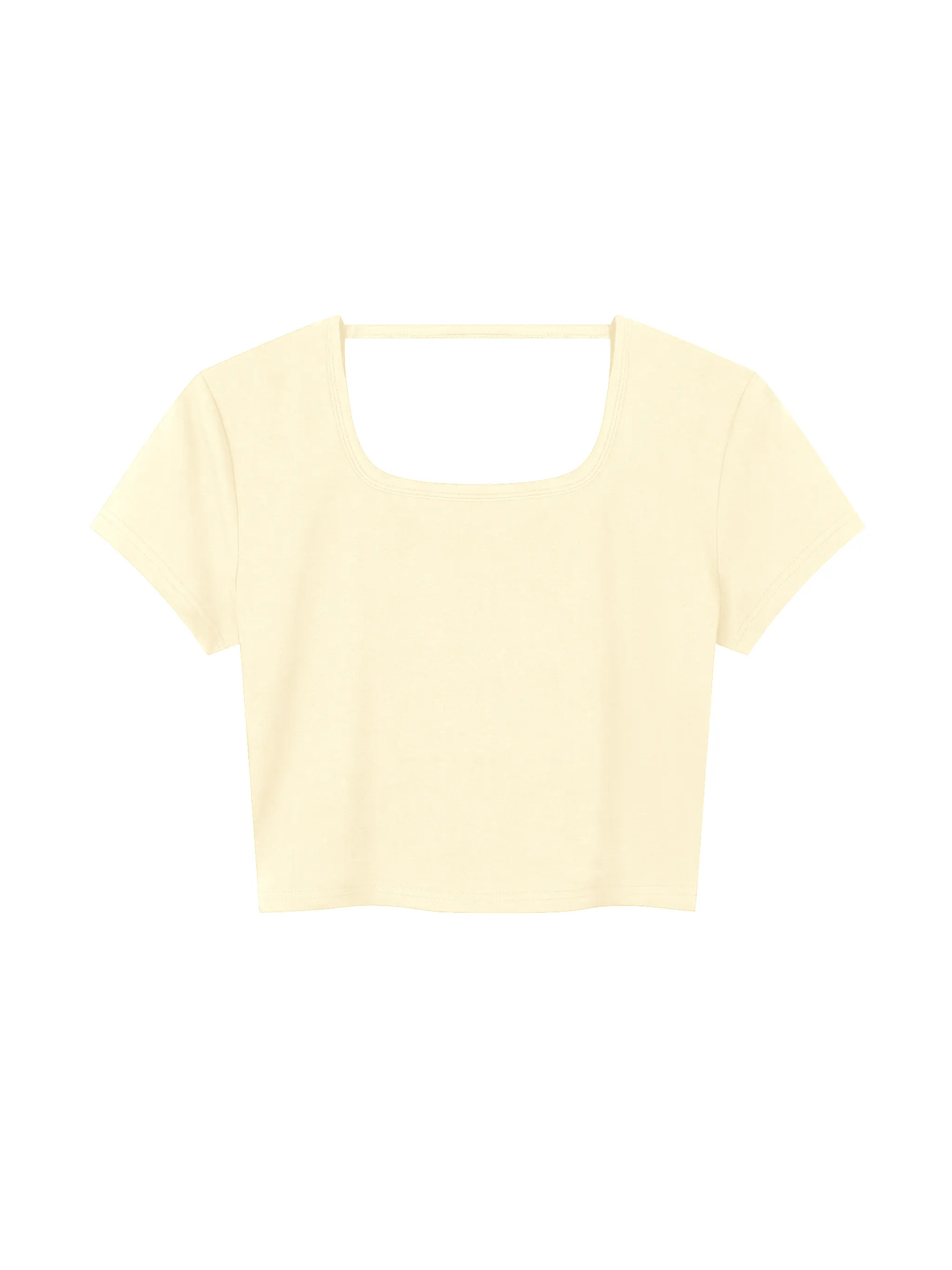 Women's Square Neck Crop T-Shirt