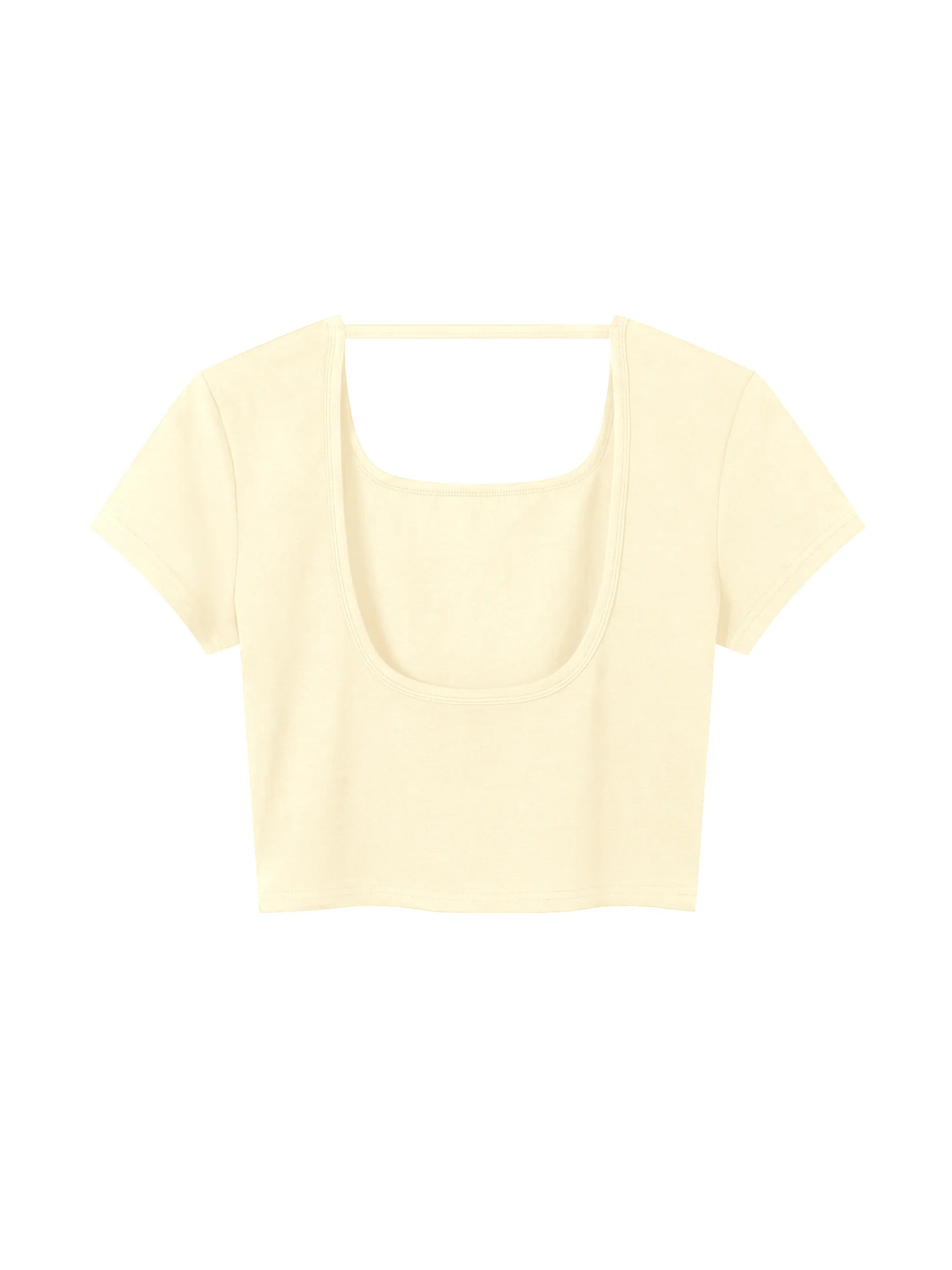 Women's Square Neck Crop T-Shirt