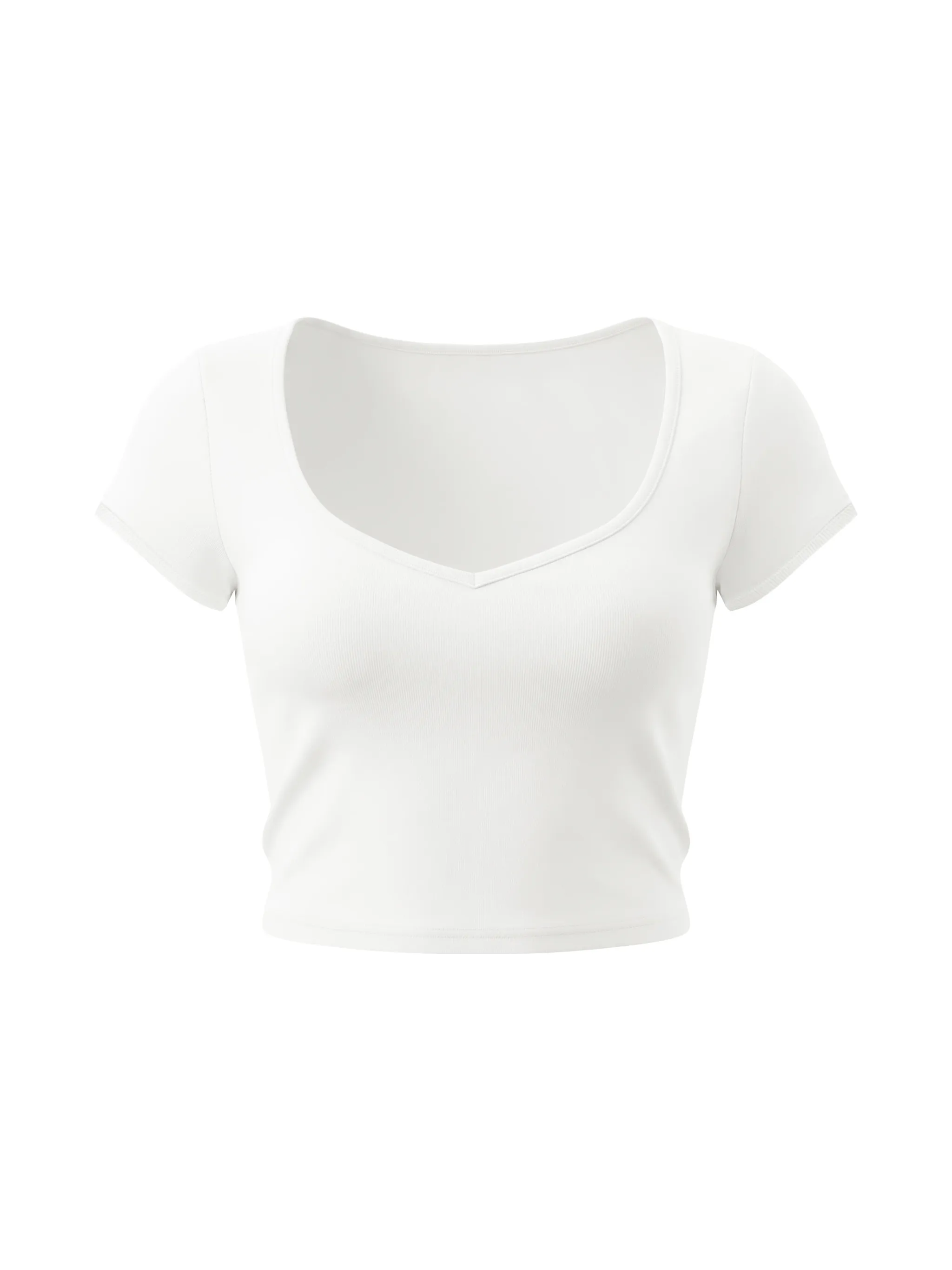 Women's Slim Cap Sleeve Crop T-Shirt